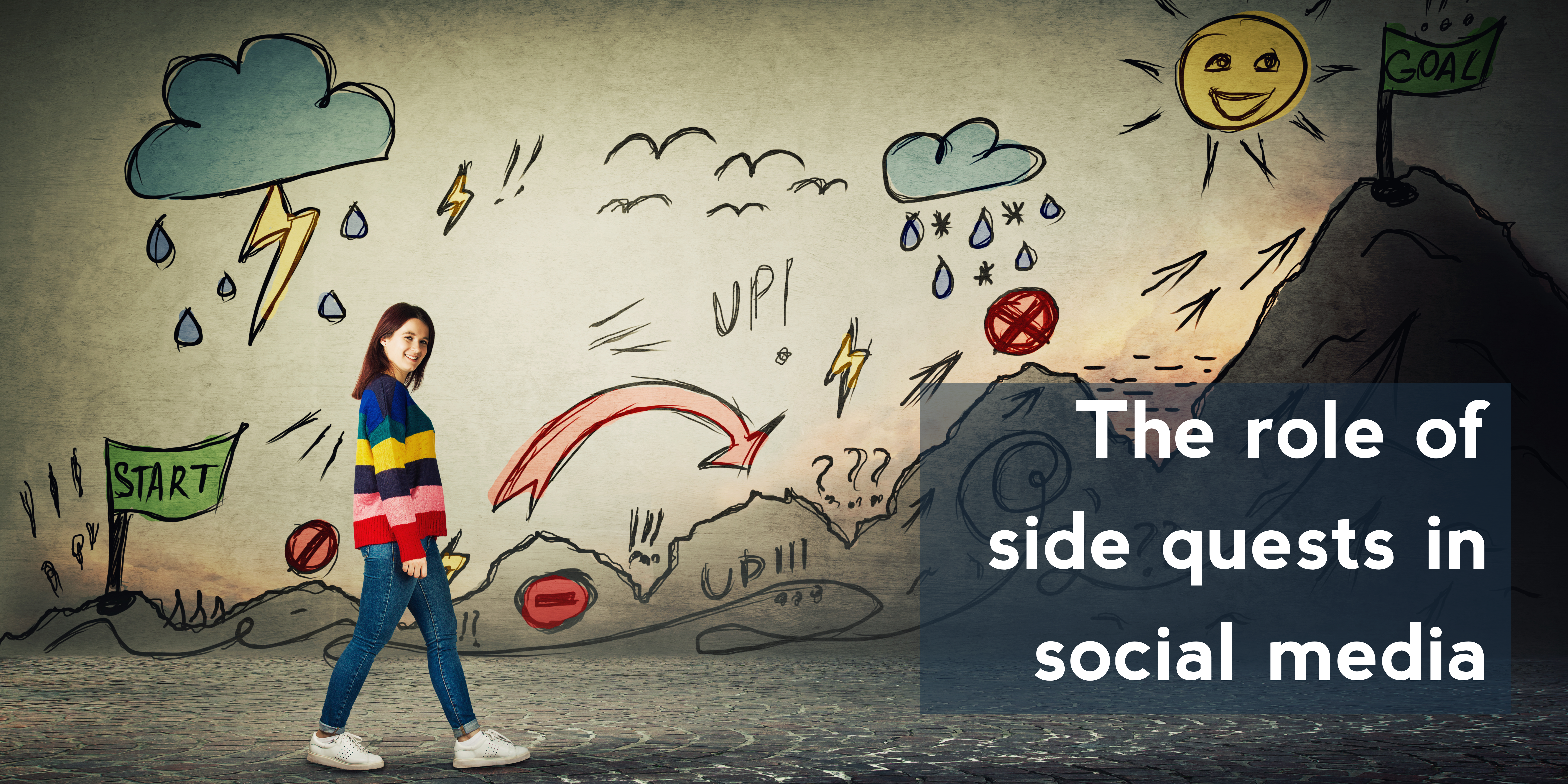 The role of side quests in social media