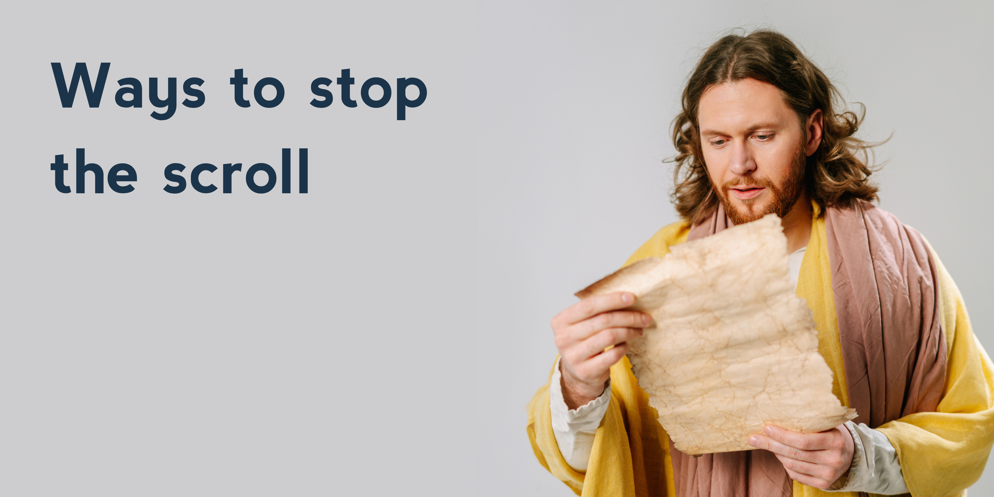 Ways to stop the scroll