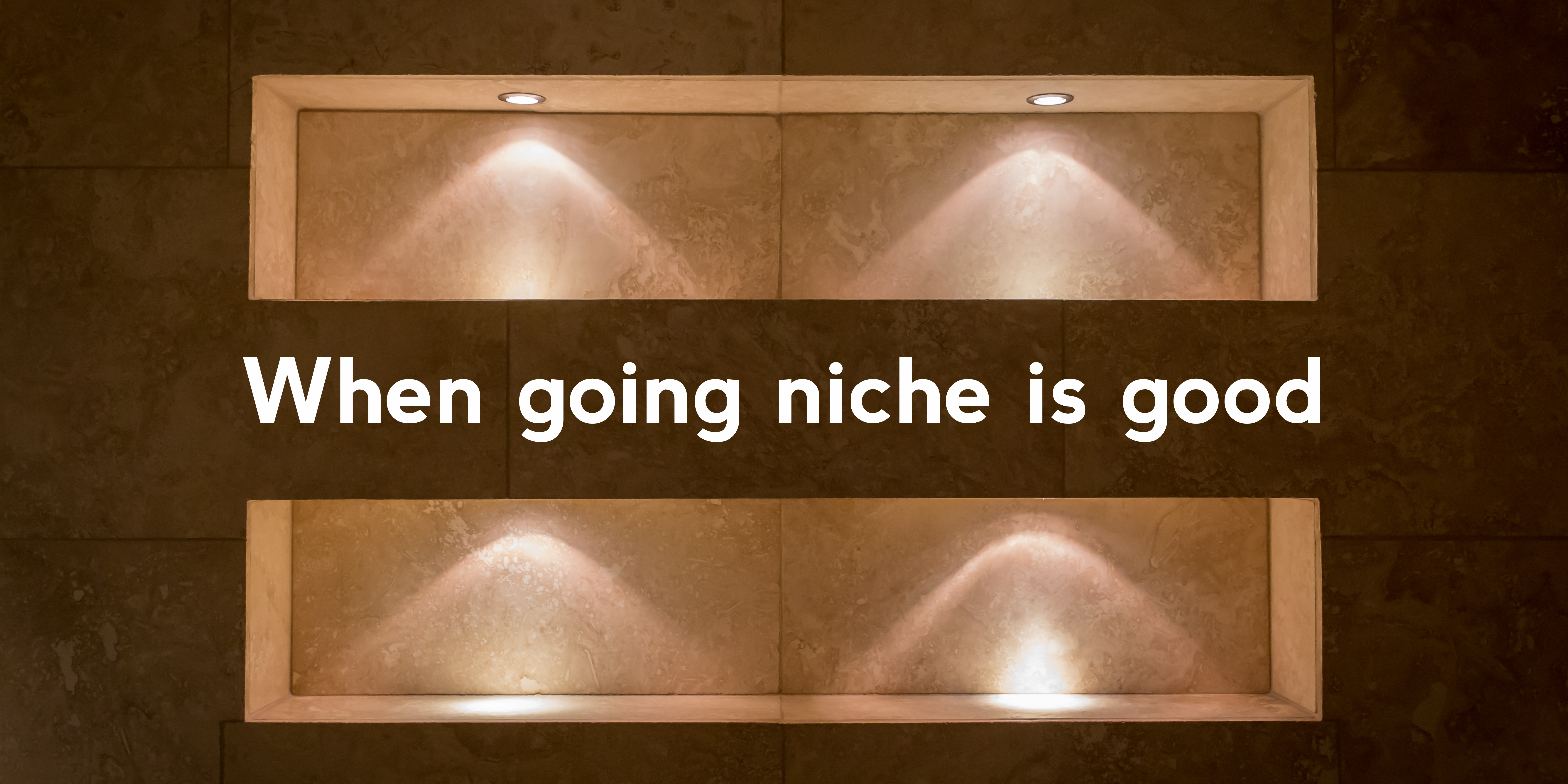 When going niche is good