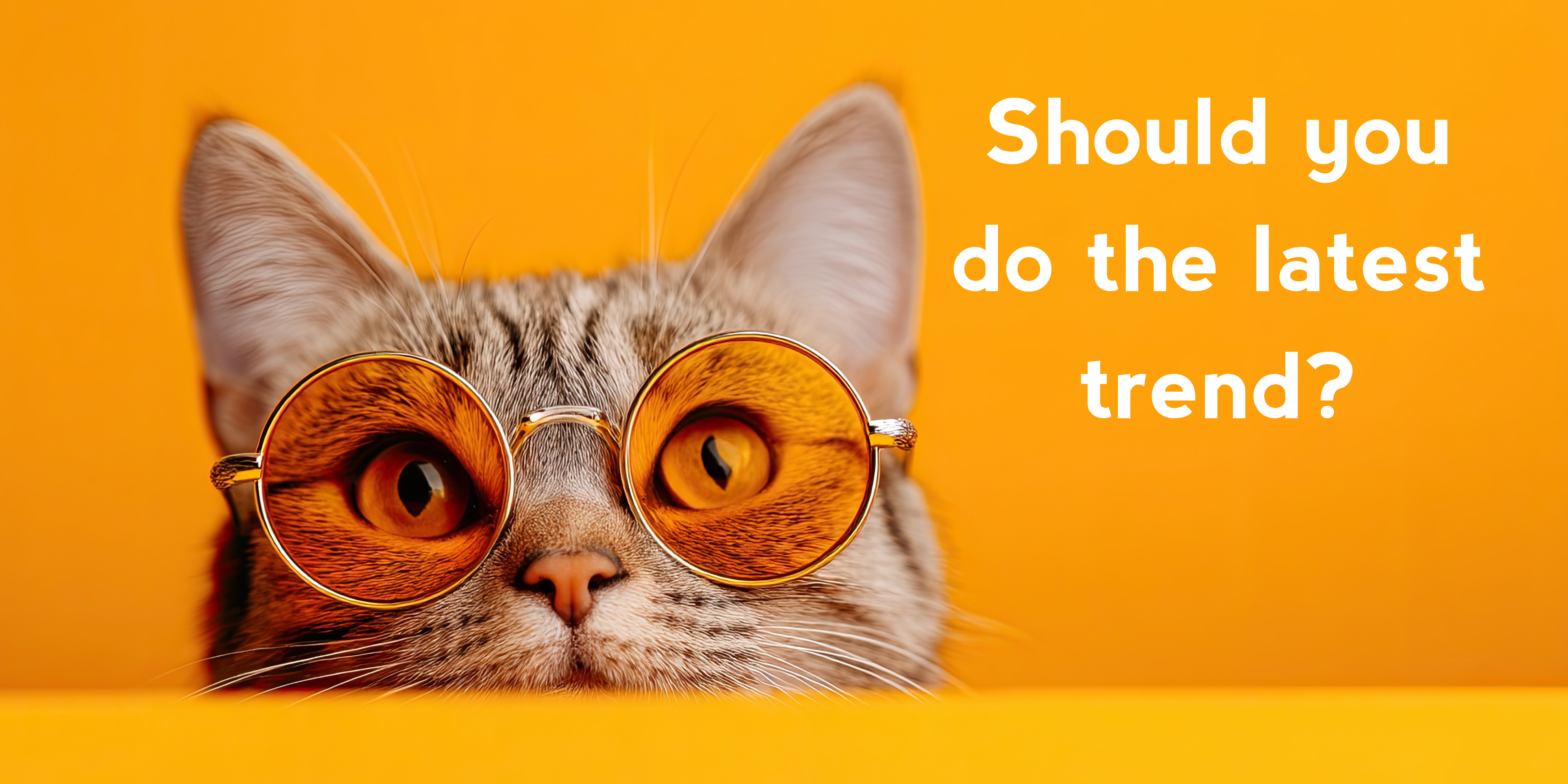 Should you do the latest trend?